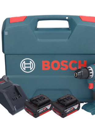 Bosch GSR 18V-45 Professional perceuse-visseuse sans fil 18 V 45 Nm sans balais + 2x batteries 5,0 Ah + chargeur + mallette en L