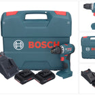 Bosch GSR 18V-45 Professional Akku Bohrschrauber 18 V 45 Nm Brushless + 2x ProCORE Akku 4,0 Ah + Ladegerät + L-Case