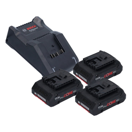 Bosch GSR 18V-45 Trapano avvitatore a batteria professionale 18 V 45 Nm Brushless ( 0615A5002N ) + 3x batteria ProCORE 4,0 Ah + caricabatterie + L-Case