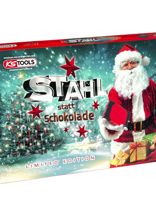 KS Tools Adventskalender „Stahl statt Schokolade“ 2023 mit 42 tlg. 1/4" Torsions Bit Set ( 999.2222 )