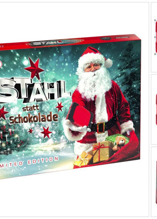 KS Tools Adventskalender „Stahl statt Schokolade“ 2023 mit 42 tlg. 1/4" Torsions Bit Set ( 999.2222 )