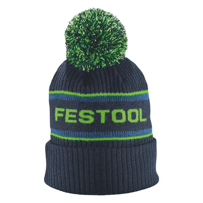 Festool WINH-FT1 bobble hat ( 577832 ) coarse knit pattern with Festool logo