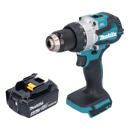 Makita DHP 489 M1 cordless impact drill 18 V 73 Nm brushless + 1x rechargeable battery 4.0 Ah - without charger