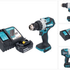 Makita DHP 489 RM1 cordless impact drill 18 V 73 Nm brushless + 1x rechargeable battery 4.0 Ah + charger