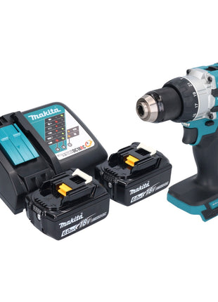 Makita DHP 489 RG Akku Schlagbohrschrauber 18 V 73 Nm Brushless + 2x Akku 6,0 Ah + Ladegerät