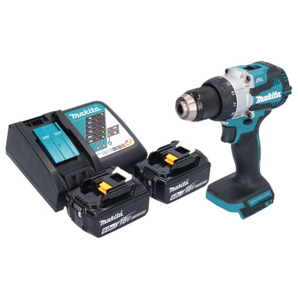 Makita DHP 489 RG cordless impact drill 18 V 73 Nm brushless + 2x rechargeable battery 6.0 Ah + charger