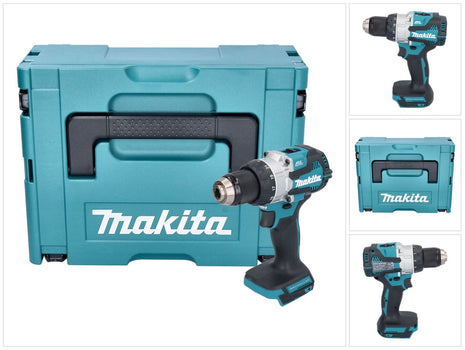 Trapano a percussione a batteria Makita DHP 489 ZJ 18 V 73 Nm brushless + Makpac - senza batteria, senza caricabatterie