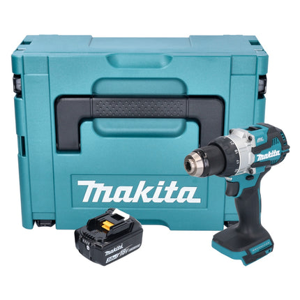 Taladro de percusión sin cable Makita DHP 489 F1J 18 V 73 Nm sin escobillas + 1x batería recargable 3,0 Ah + Makpac - sin cargador
