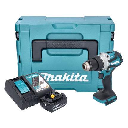 Makita DHP 489 RG1J Akku Schlagbohrschrauber 18 V 73 Nm Brushless + 1x Akku 6,0 Ah + Ladegerät + Makpac