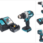 Makita DDF 489 RF1 cordless drill driver 18 V 73 Nm brushless + 1x rechargeable battery 3.0 Ah + charger