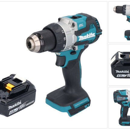 Makita DDF 489 M1 Akku Bohrschrauber 18 V 73 Nm Brushless + 1x Akku 4,0 Ah - ohne Ladegerät