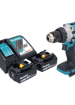 Makita DDF 489 RT taladro atornillador inalámbrico 18 V 73 Nm sin escobillas + 2 baterías 5,0 Ah + cargador