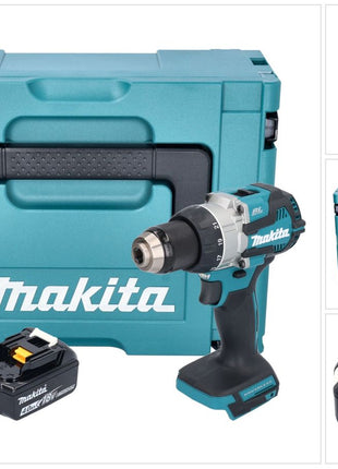 Makita DDF 489 M1J Akku Bohrschrauber 18 V 73 Nm Brushless + 1x Akku 4,0 Ah + Makpac - ohne Ladegerät