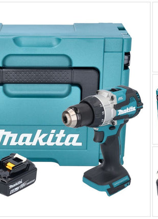 Makita DDF 489 G1J perceuse-visseuse sans fil 18 V 73 Nm sans balais + 1x batterie 6,0 Ah + Makpac - sans chargeur