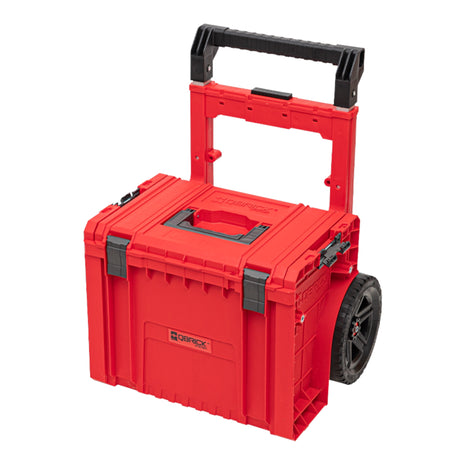 Qbrick System PRO Cart 2.0 Plus RED ULTRA HD apilable 490 x 415 x 660 mm 29 l IP54 doble mango telescópico extraíble