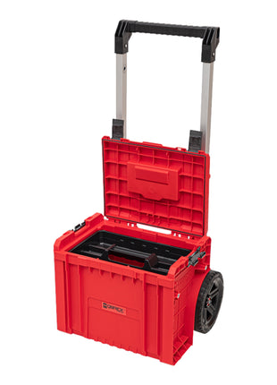 Qbrick System PRO Cart 2.0 Plus RED ULTRA HD empilable 490 x 415 x 660 mm 29 l IP54 double poignée télescopique amovible