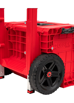 Qbrick System PRO Cart 2.0 Plus RED ULTRA HD empilable 490 x 415 x 660 mm 29 l IP54 double poignée télescopique amovible