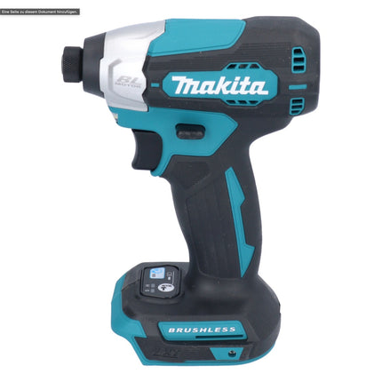 Makita DTD 157 M1J cordless impact wrench 18 V 140 Nm 1/4" brushless + 1x battery 4.0 Ah + Makpac - without charger