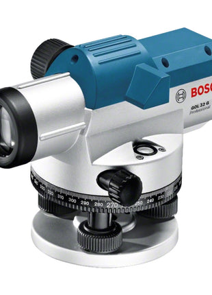 Bosch GOL 32 G Nivel óptico profesional 400 Gon 120 m IP 54 (06159940AY) + trípode BT 160 + varilla de medición GR 500 + estuche