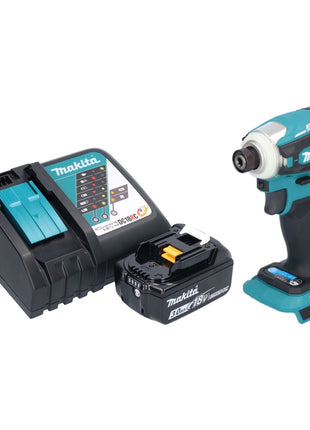 Makita DTD 172 RF1 clé à chocs sans fil 18 V 180 Nm 1/4" sans balai + 1x batterie 3,0 Ah + chargeur