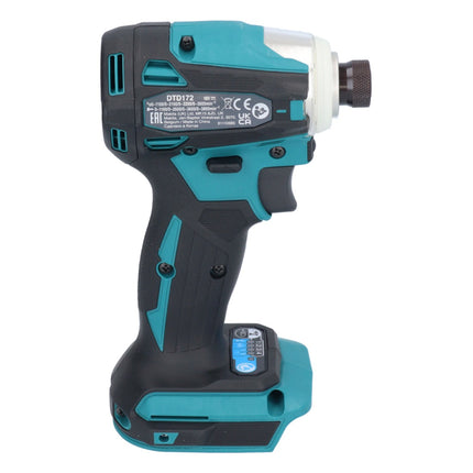 Avvitatore a impulsi a batteria Makita DTD 172 RF1 18 V 180 Nm 1/4" brushless + 1x batteria ricaricabile 3,0 Ah + caricabatterie