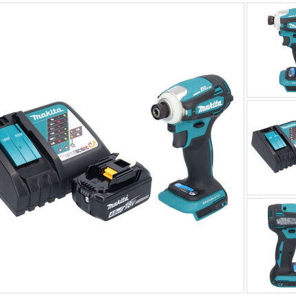 Makita DTD 172 RM1 cordless impact wrench 18 V 180 Nm 1/4" brushless + 1x rechargeable battery 4.0 Ah + charger