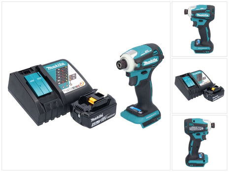 Makita DTD 172 RM1 Clé à choc sans fil 18 V 180 Nm 1/4'' Brushless + 1x batterie 4,0 Ah + chargeur