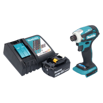 Makita DTD 172 RM1 cordless impact wrench 18 V 180 Nm 1/4" brushless + 1x rechargeable battery 4.0 Ah + charger