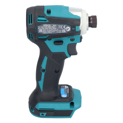 Avvitatore a impulsi a batteria Makita DTD 172 RM 18 V 180 Nm 1/4" brushless + 2x batteria ricaricabile 4,0 Ah + caricabatterie