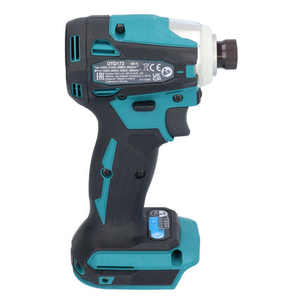 Makita DTD 172 RG1 akumulatorowy klucz udarowy 18 V 180 Nm 1/4" bezszczotkowy + 1x akumulator 6,0 Ah + ładowarka