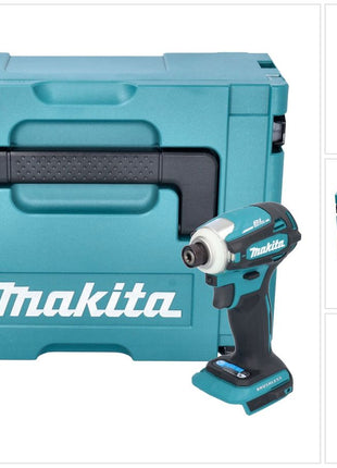 Makita DTD 172 ZJ Akku Schlagschrauber 18 V 180 Nm 1/4" Brushless + Makpac - ohne Akku, ohne Ladegerät