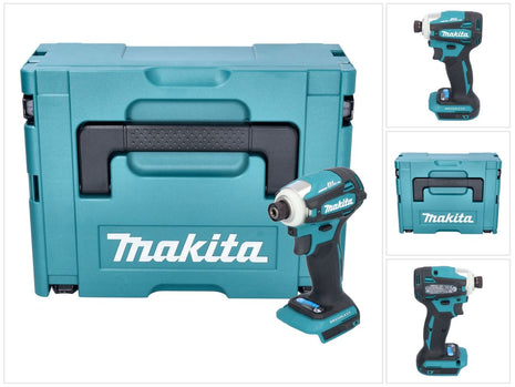 Makita DTD 172 ZJ Akku Schlagschrauber 18 V 180 Nm 1/4" Brushless + Makpac - ohne Akku, ohne Ladegerät