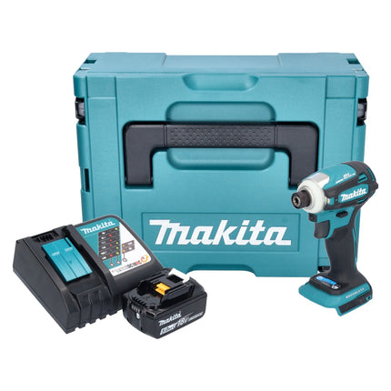 Makita DTD 172 RT1J Akku Schlagschrauber 18 V 180 Nm 1/4" Brushless + 1x Akku 5,0 Ah + Ladegerät + Makpac
