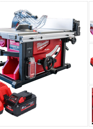 Scie à table sans balais Milwaukee M18 FTS210-801B 18 V 210 mm + 1 batterie 8,0 Ah + chargeur