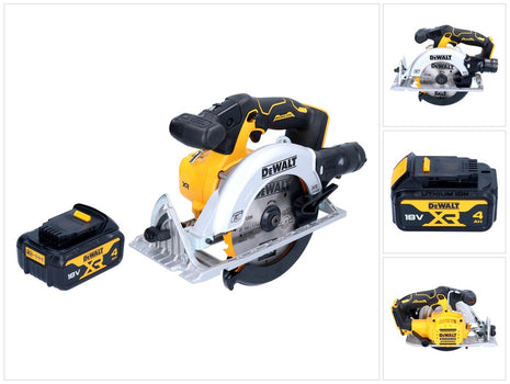 Sierra circular a batería DeWalt DCS 565 N 18 V 165 mm sin escobillas + 1x batería 4,0 Ah - sin cargador