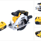 DeWalt DCS 565 N Cordless Circular Saw 18 V 165 mm Brushless + 1x rechargeable battery 5.0 Ah - without charger