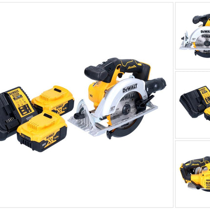 Akumulatorowa pilarka tarczowa DeWalt DCS 565 P2 18 V 165 mm bezszczotkowa + 2x akumulator 5,0 Ah + ładowarka