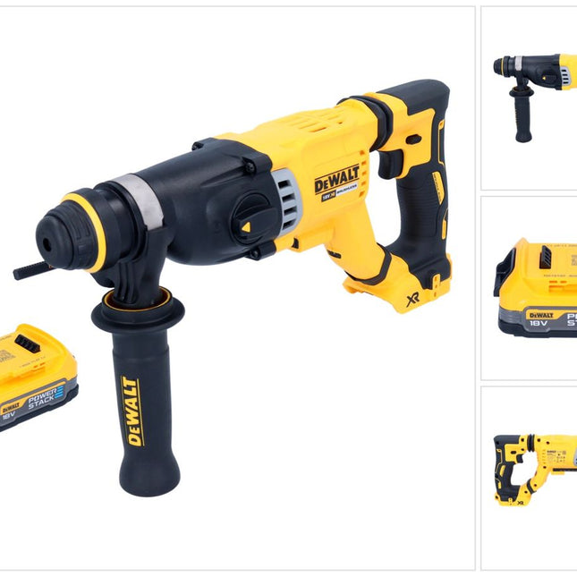 DeWalt DCH 263 N Marteau perforateur burineur sans fil 18 V 3 J SDS Plus Brushless + 1x Powerstack Batterie 1,7 Ah - ohne Ladegert