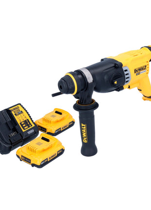 DeWalt DCH 263 D2 Akku Kombihammer 18 V 3 J SDS Plus Brushless + 2x Akku 2,0 Ah + Ladegerät