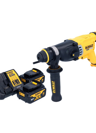 DeWalt DCH 263 M2 Akku Kombihammer 18 V 3 J SDS Plus Brushless + 2x Akku 4,0 Ah + Ladegerät