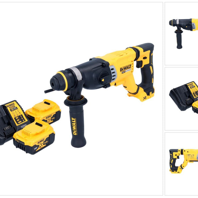DeWalt DCH 263 P2 Marteau perforateur burineur sans fil 18 V 3 J SDS Plus Brushless + 2x Batterie 5,0 Ah + Ladegert
