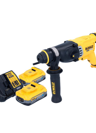 Martillo combinado a batería DeWalt DCH 263 H2 18 V 3 J SDS Plus Brushless + 2x batería Powerstack 5,0 Ah + cargador