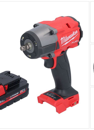 Milwaukee M18 FMTIW2F38-301 Akku Schlagschrauber 18 V 745 Nm 3/8" Brushless + 1x Akku 3,0 Ah - ohne Ladegerät