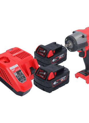 Milwaukee M18 FMTIW2F38-402 Akku Schlagschrauber 18 V 745 Nm 3/8" Brushless + 2x Akku 4,0 Ah + Ladegerät