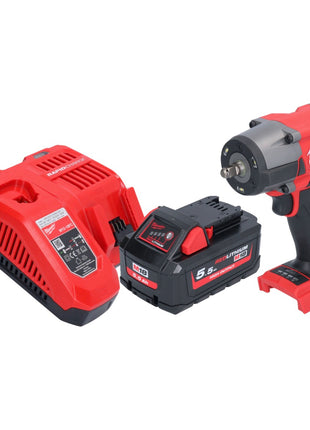 Milwaukee M18 FMTIW2F38-551 Akku Schlagschrauber 18 V 745 Nm 3/8" Brushless + 1x Akku 5,5 Ah + Ladegerät