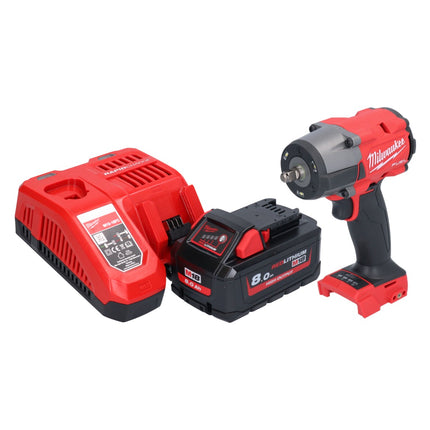 Milwaukee M18 FMTIW2F38-801 Llave de impacto sin cable 18 V 745 Nm 3/8" sin escobillas + 1x batería recargable 8.0 Ah + cargador