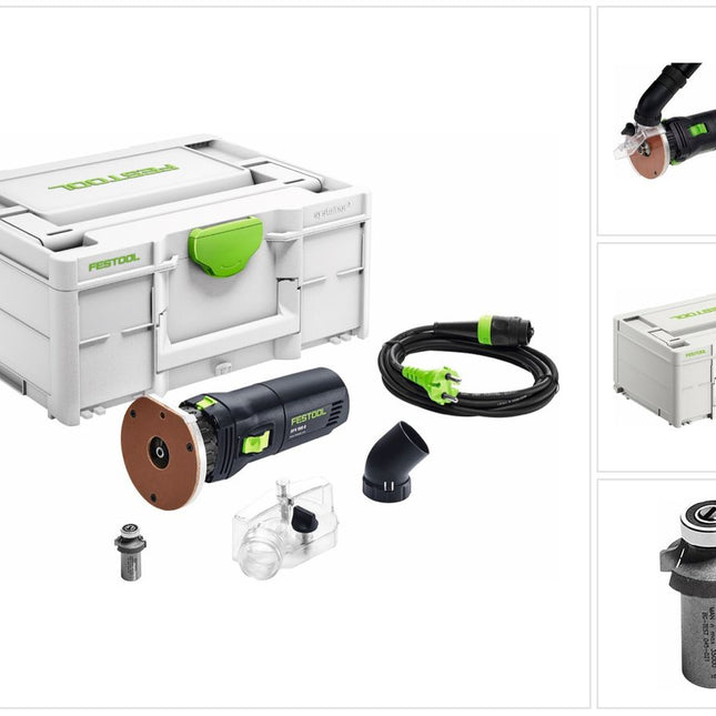 Festool OFK 500 Q-Plus R3 fraiseuse de chant 450 W + fraise à arrondir 3 mm + Systainer ( 576225 )
