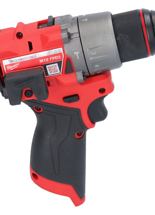 Taladro percutor inalámbrico Milwaukee M12 FPD2-401 12 V 45 Nm sin escobillas + 1x batería 4,0 Ah + cargador