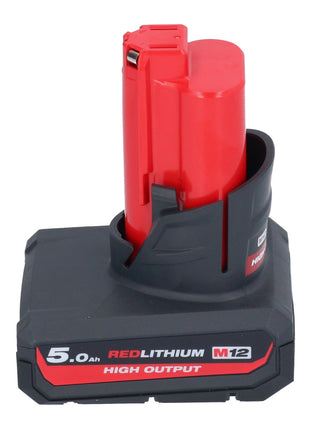 Milwaukee M12 FPD2-501 akumulatorowa wiertarka udarowa 12 V 45 Nm bezszczotkowa + 1x akumulator 5,0 Ah - bez ładowarki