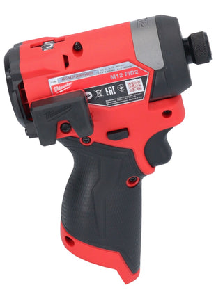 Milwaukee M12 FID2-201 Akku Schlagschrauber 12 V 170 Nm 1/4" Brushless + 1x Akku 2,0 Ah - ohne Ladegerät